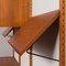 Mueble de pared danés de teca con tres bahías al estilo de Poul Cadovius, años 60, Imagen 11