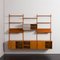 Danish 3-Bay Teak Wall Unit in the style of Poul Cadovius, 1960s 4