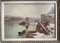 Michel Loche, Snowy Quay, años 20, óleo, Imagen 2
