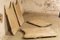 Asciugamani antichi in legno, Francia, inizio XX secolo, set di 4, Immagine 9