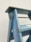 French Blue Painted Step Ladder, 1940s, Image 17