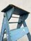 French Blue Painted Step Ladder, 1940s 21