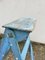 French Blue Painted Step Ladder, 1940s, Image 19