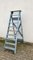 French Blue Painted Step Ladder, 1940s, Image 10