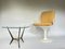 Tavolino da caffè in metallo e vetro attribuito ad Angelo Ostuni, anni '50, Immagine 3