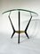 Beistelltisch oder Couchtisch aus Metall & Glas, Angelo Ostuni zugeschrieben, 1950er 5