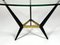Beistelltisch oder Couchtisch aus Metall & Glas, Angelo Ostuni zugeschrieben, 1950er 6