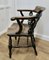 Fretwork Back Elm Windsor Desk Chair 3