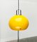 Mid-Century Italian Space Age Yellow Lucerna Floor Lamp from Guzzini, 1960s 10