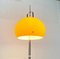 Gelbe italienische Mid-Century Space Age Lucerna Stehlampe von Guzzini, 1960er 2