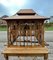 Large Wooden Bird Cage on Stand, 1900s 8