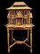 Large Wooden Bird Cage on Stand, 1900s 4