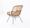 Fauteuil en Rotin et Osier, Italie, 1950s 2