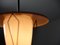 Lampada a sospensione vintage in ottone, ferro e vetro opalino, Italia, anni '50, Immagine 10