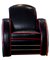 Art Deco Style Streamline Lounge Chairs, 1980s, Set of 2, Image 2
