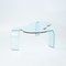 Curved Glass Coffee Table by Hans von Klier for Fiam, Italy, 1980s 1