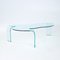 Curved Glass Coffee Table by Hans von Klier for Fiam, Italy, 1980s 4