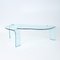 Curved Glass Coffee Table by Hans von Klier for Fiam, Italy, 1980s 2