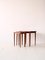 Mahogany Honeycomb Nesting Tables, 1960s, Set of 3 1