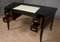 Mid-Century Black and Cream Glass Desk, 1970s 9