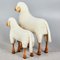 Handmade White Wool Sheep from Hanns-Peter Krafft, Germany, 1970s, Set of 2 9