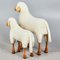 Handmade White Wool Sheep from Hanns-Peter Krafft, Germany, 1970s, Set of 2, Image 9
