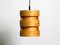 Round Plywood Lamella Pendant Lamp from Zicoli 15