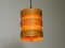 Round Plywood Lamella Pendant Lamp from Zicoli 7