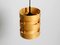 Round Plywood Lamella Pendant Lamp from Zicoli, Image 13