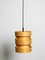 Round Plywood Lamella Pendant Lamp from Zicoli, Image 5