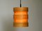 Round Plywood Lamella Pendant Lamp from Zicoli, Image 14