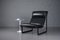 Sillones modelo 2001 grandes de cuero negro de Bruce Hannah and Andrew Ivar Morrison para Knoll International, años 70. Juego de 2, Imagen 11