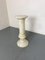 Vintage Spanish Alabaster Pedestal Column with Original Vase, 1970s, Set of 2 13