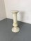 Vintage Spanish Alabaster Pedestal Column with Original Vase, 1970s, Set of 2, Image 13