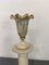 Vintage Spanish Alabaster Pedestal Column with Original Vase, 1970s, Set of 2 11