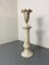Vintage Spanish Alabaster Pedestal Column with Original Vase, 1970s, Set of 2 15