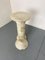 Vintage Spanish Alabaster Pedestal Column with Original Vase, 1970s, Set of 2 7