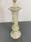 Vintage Spanish Alabaster Pedestal Column with Original Vase, 1970s, Set of 2 6