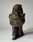 Escultura de arcilla chamota de una cabeza, siglo XX, Imagen 5