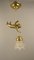 Brass Ceiling Lamp with Putto, France, 1910s, Image 4