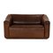 Ds 47 Leather Two-Seater Brown Sofa from de Sede, Image 1