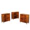 Cabinets in Laminate and Teak Veneer, Italy, 1960s, Set of 3 1