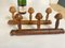 French Faux Bamboo Carved Coat & Hat Racks, France, 1920 Set of 2, Image 10