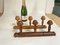 French Faux Bamboo Carved Coat & Hat Racks, France, 1920 Set of 2 11