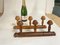 French Faux Bamboo Carved Coat & Hat Racks, France, 1920 Set of 2, Image 11