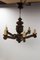 Renaissance Spanish Oak Ceiling Lustre Lamps, 1960s, Image 3