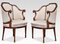 Walnut Framed Tub Armchairs, 1890s, Set of 2 4