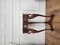 Neoklassizistischer Regency Dreibeiniger Schwanen Beistelltisch aus Holz, Italien, 1960er 7