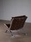 Ari Easy Chair in Brown Leather attributed to Arne Norell, Sweden, 1970s 3