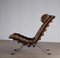 Ari Easy Chair in Brown Leather attributed to Arne Norell, Sweden, 1970s, Image 8